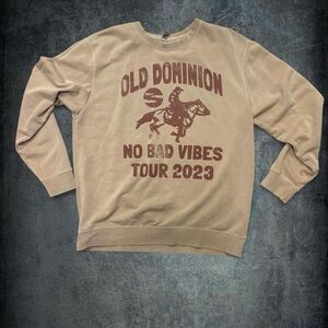 Old Dominion Tan Crewneck Sweater